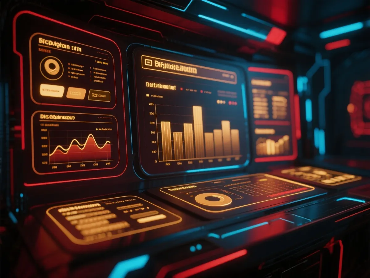 多维走势图与数据分析示意图